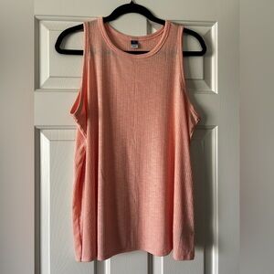 Old Navy Peach Ribbed Tank Top
